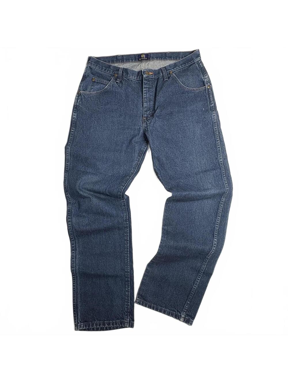Wrangler 47MWZ Regular Fit Blue Denim Jeans 36x32 Men’s VTG